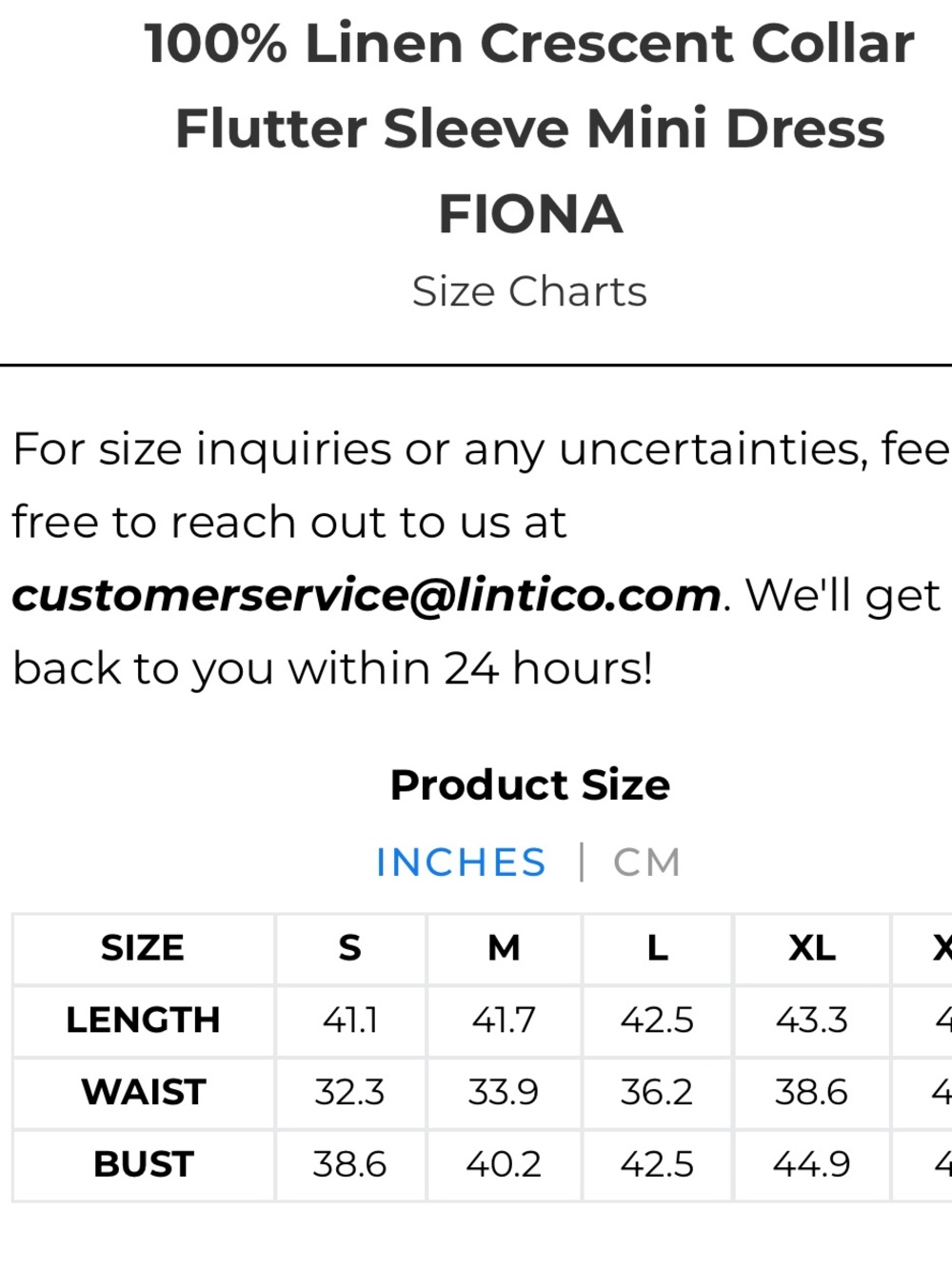 NEW Lintico Fiona Crescent Collar Flutter Sleeve Midi Dress XL Navy Lagenlook - Picture 16 of 16